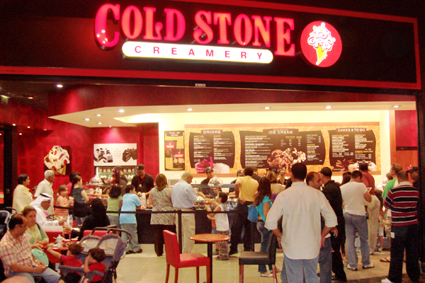 cold stone creamery line of consumers