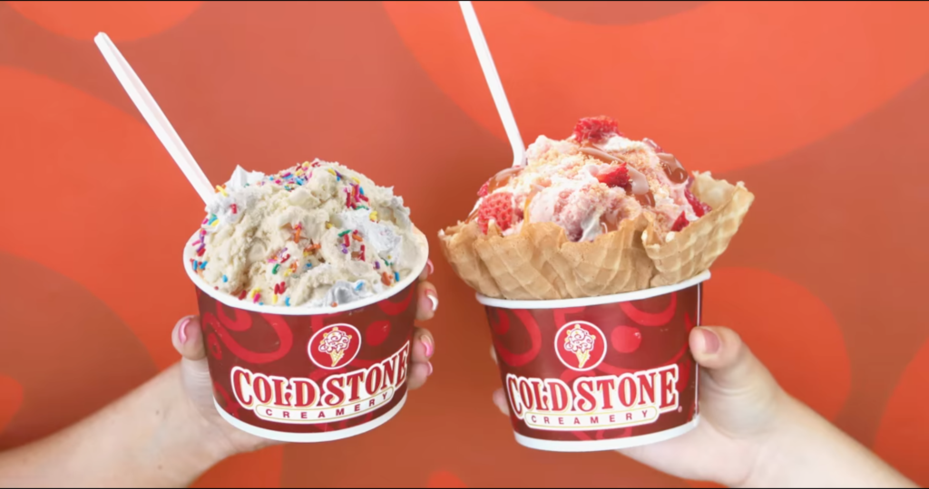 cold stone creamery ice cream shop franchise product shot